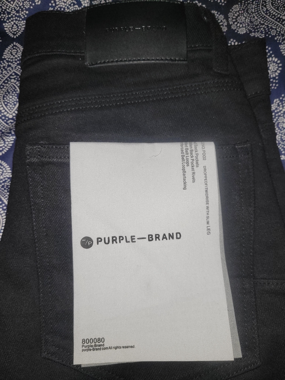 Purple-Brand Men's Skinny Jeans in Black
